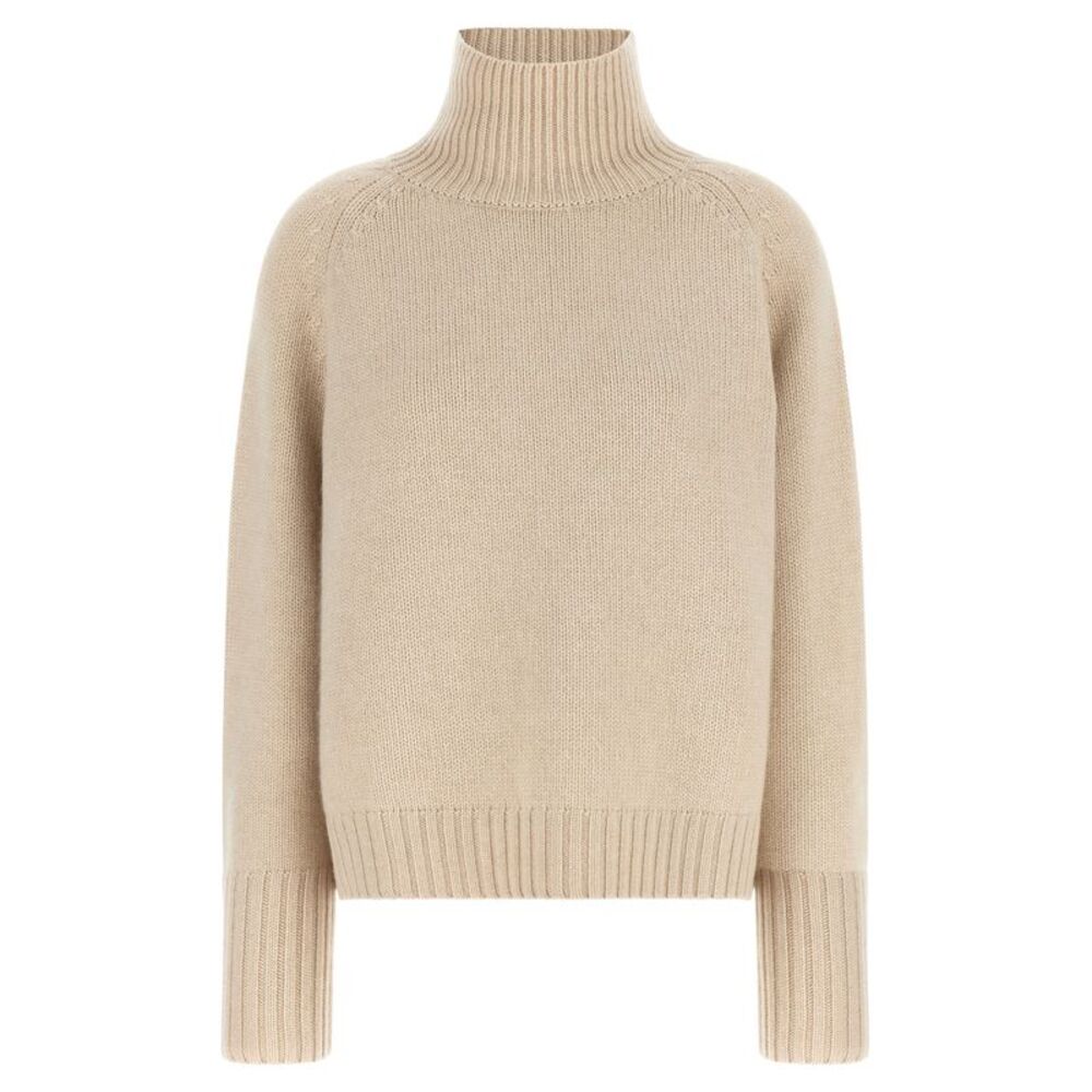 BE YOU Beige Cashmere Women's Cardigan